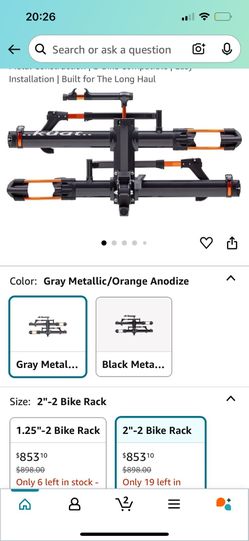 KUAT NV Base 2.0 Add-On | Hitch-Mounted Bike Rack with 2-Bike Add-On: Quick Change from 2 to 4 Bikes