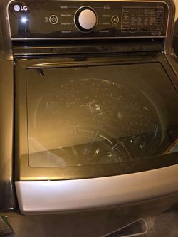 LG 5.5 cu.ft. smart top load washer
