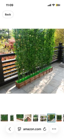 NEW IN BOXES: Artificial bamboo hedge plants