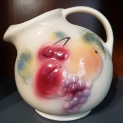 Vintage Shawnee Ball Pitcher Fruit Pattern No. 80 1950s

