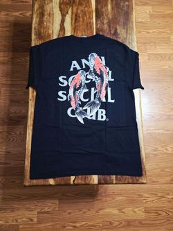 Anti Social Social Club "ASSC Koi" 3M Reflective Men's Tee. Size Large
