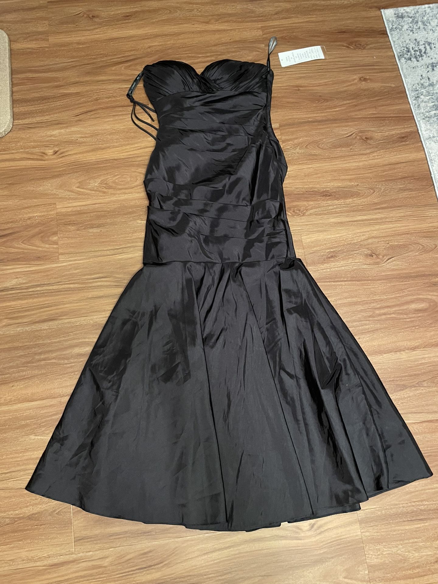 Black Bridesmaid/Prom Dress Size 6
