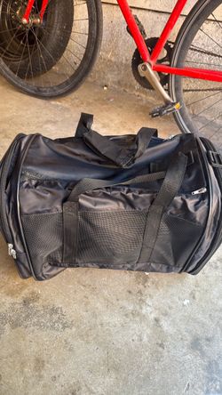 Black small animal carrier