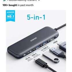 Anker USB C Hub, 5-in-1 