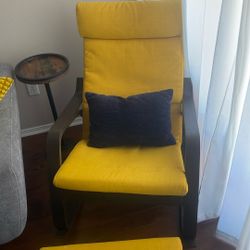IKEA  Rocking Chair And Ottoman