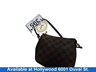 Louis Vuitton Damier Ebene Trousse Brown Wallet