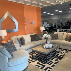 Soletren Living Room Set In Stone
Ashley Furniture