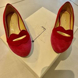 Charlotte Olympia Shoes - Size 25 - Red/Fuschia