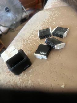 GoPro OEM batteries for GoPros with OEM charger. $40