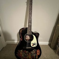 Fender Vince Ray “Unlucky 13” Dreadnought Cutaway Electric-Acoustic Guitar
