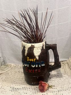 Vintage 12” tall Corona Extra Beer, vase
