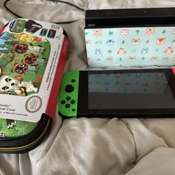 Nintendo Switch With Kurby Game  New Case For $140 Mint 