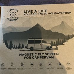 RV Magnetic Fly Screen For Class B Camper Van