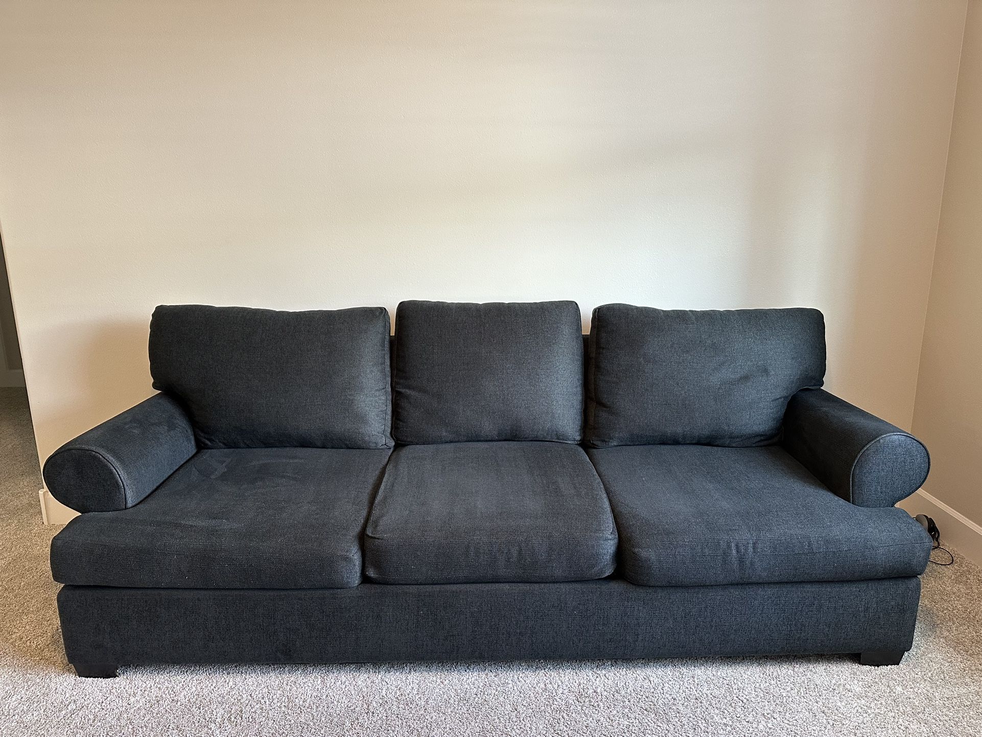 Couch Dark Grey Charcoal 
