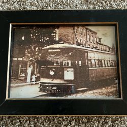 Vintage Photo Of Streetcar