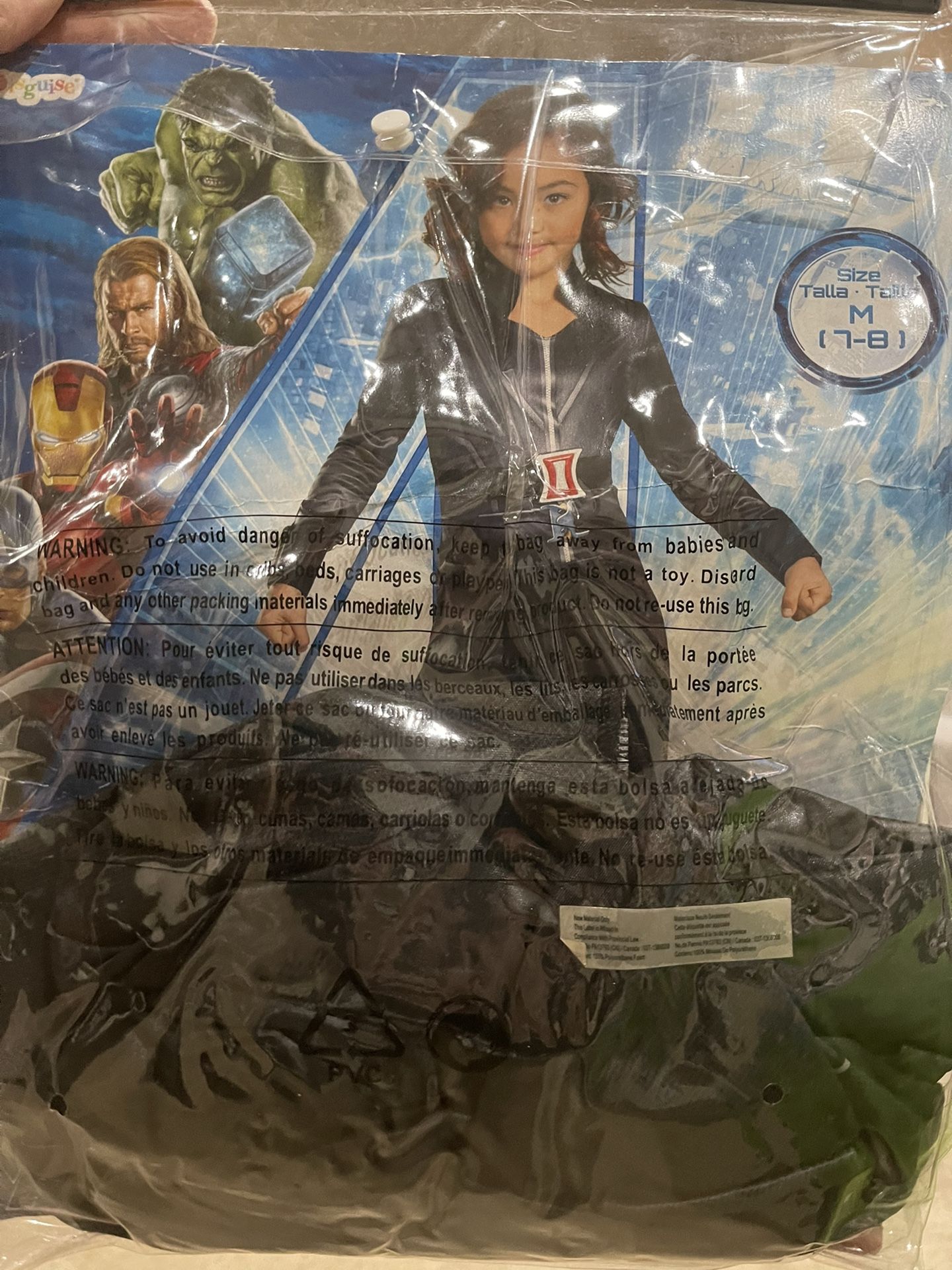  Avengers BLACK WIDOW Dress up COSTUME 7/8