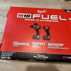 Milwaukee M18 FUEL 2-Tool Combo Kit –3697-22