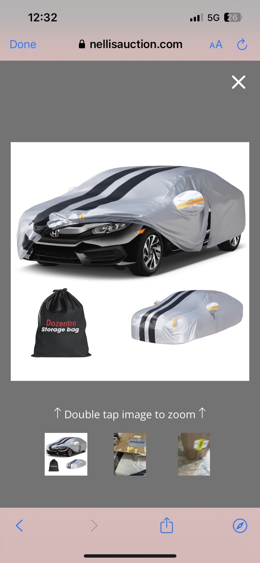 10 Layers Sedan Car Cover Custom Fit For Honda Civic(1), 100% Waterproof All Weather For Automobiles, Gift With Towel, Heavy Duty Car Covers F