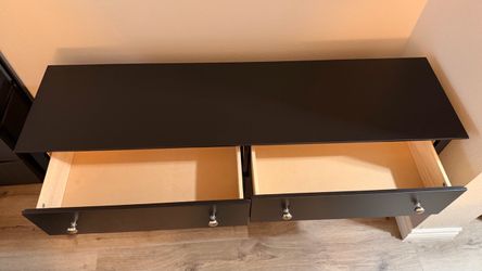 Black 6-Drawer Dresser – Great Condition