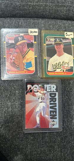 Mark McGwire Donruss RC cards,upper deck power driven