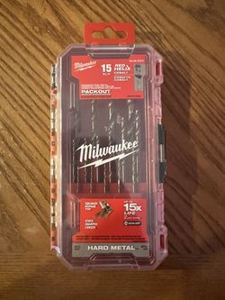 Milwaukee 15pc Red Helix