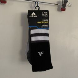 3 Pairs Adidas Crew Men Socks