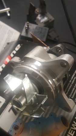 Water pump with gasket
