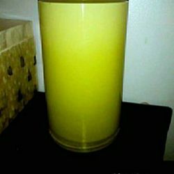 2 Green candle holder 