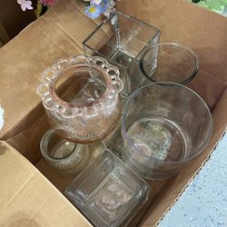 Assorted Vases For Centerpieces 
