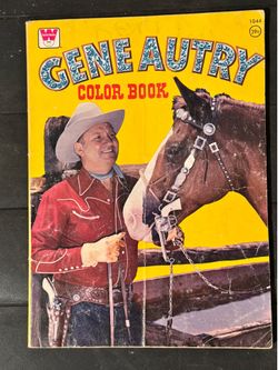 Vintage 1970s Whitman Gene Autry Color Book