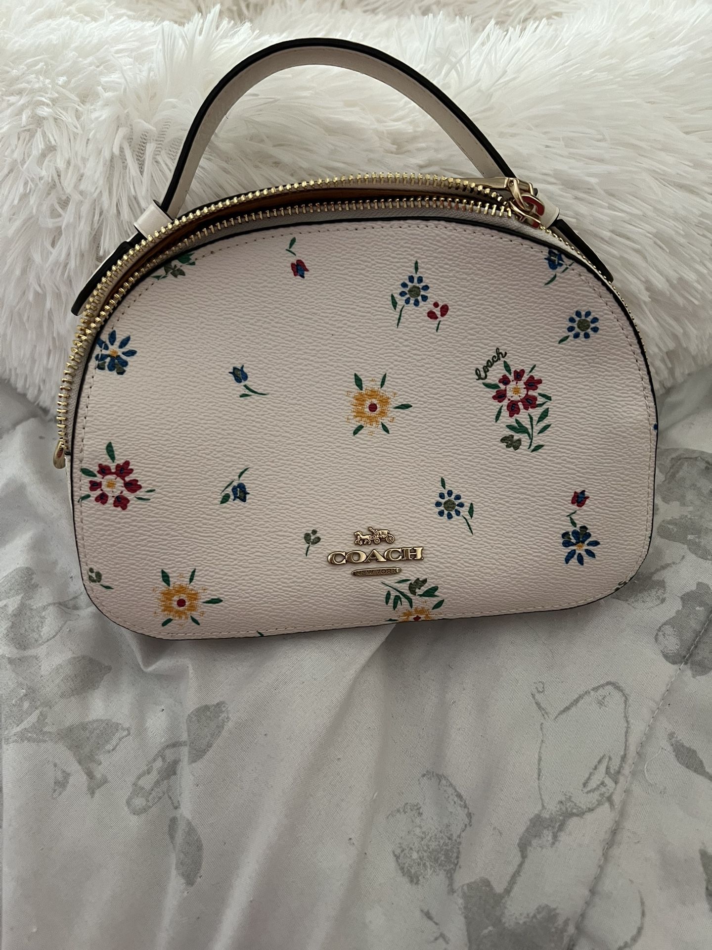 Coach Serena Satchel Wild Meadow Print