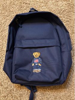 NWT Polo Ralph Lauren Polo Bear In Newport Backpack Navy
