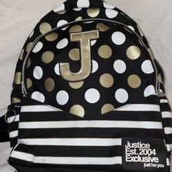  girls Justice J book bag