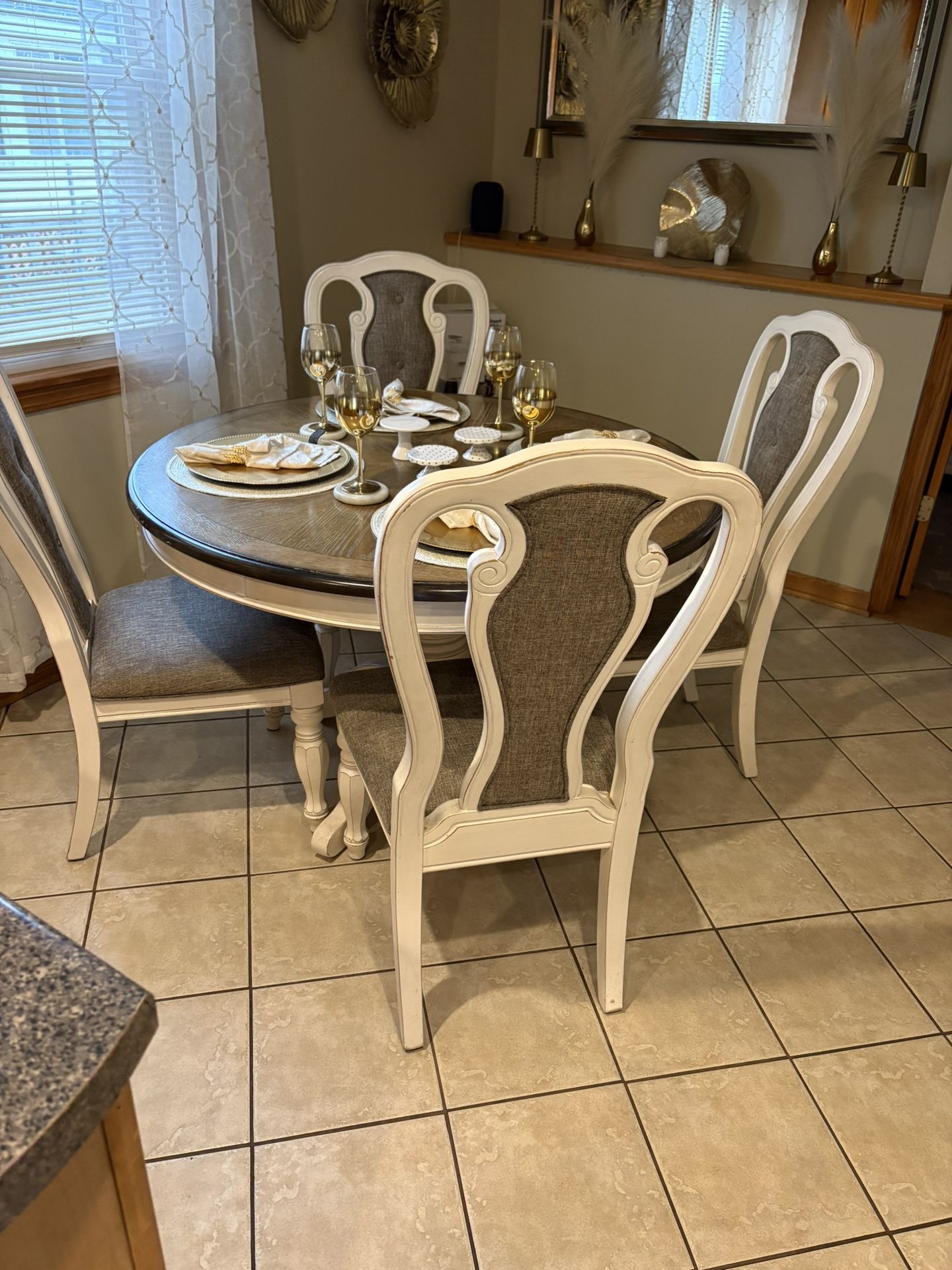 Table And For Chairs