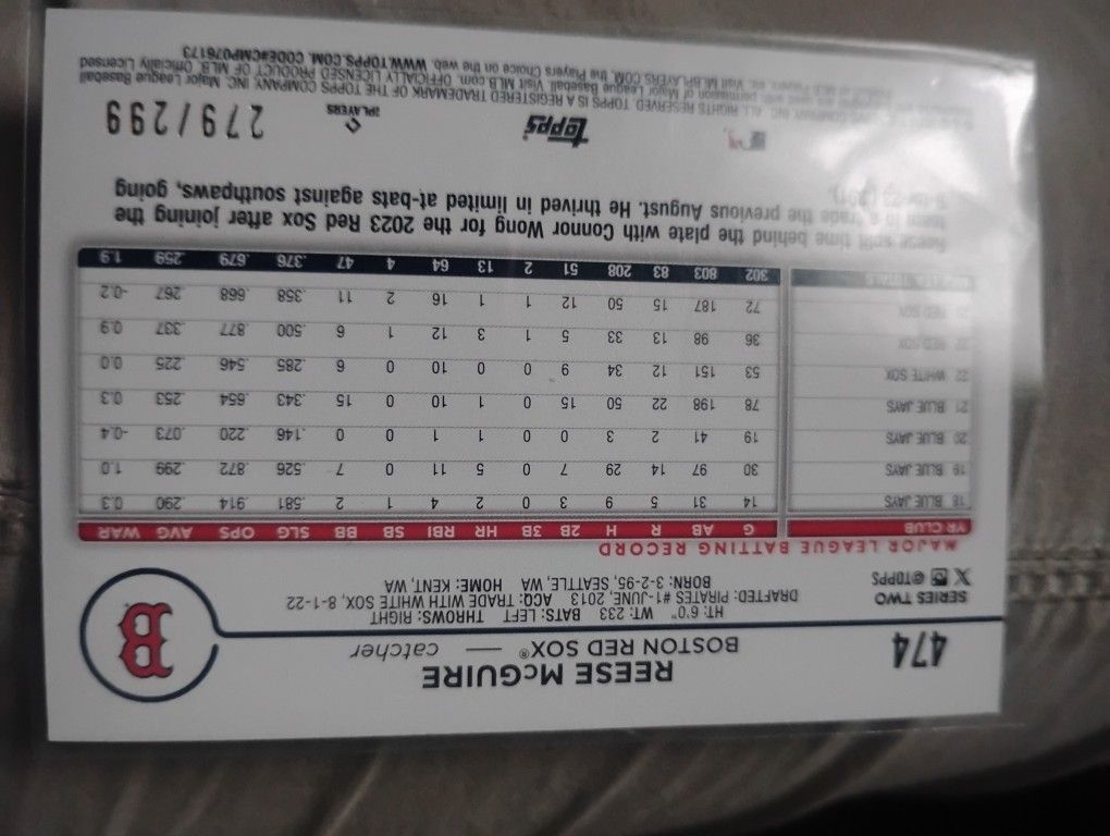 Reece McGuire Card #ed
