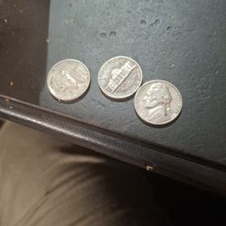 3 1964 Silver Coins