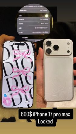 iPhone 17 pro max