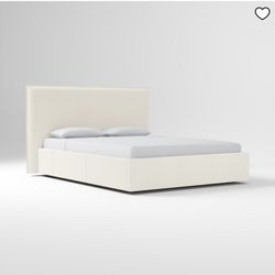 West elm Freya Flange Side Storage Platform bed  