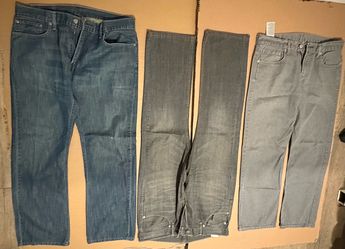 4 Pairs of Jeans Tommy/UK/527 & 514 Levis Jeans  in a Great Shape