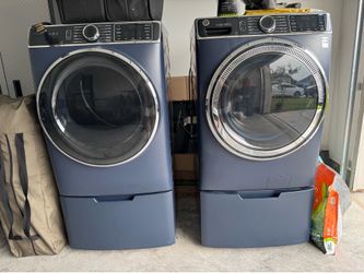 GE washer and dryer
