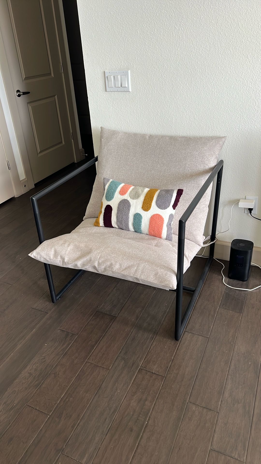 Chair With Metal Base