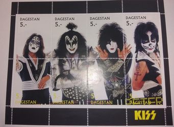 Collectible KISS Stamps 2000