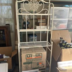 Over The Toilet Storage Shelf Or Bakers Rack 