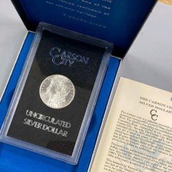 1884-CC Carson City Brilliant Uncirculated Silver Morgan Dollar