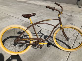 Custom PADRES themed vintage Schwinn Beach Cruiser FULL SHOW