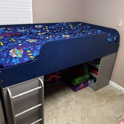Ameriwood Blue Loft Bed for Kids