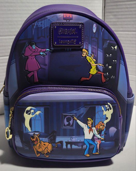 Loungefly Scooby-Doo Monster Chase Glow Backpack Exclusive New With Tags 