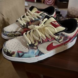 Nike SB Paris Dunks Men’s 9.5 Women’s 11  Not Jordan 1 Chunky Dunky High Low Travis Fragment