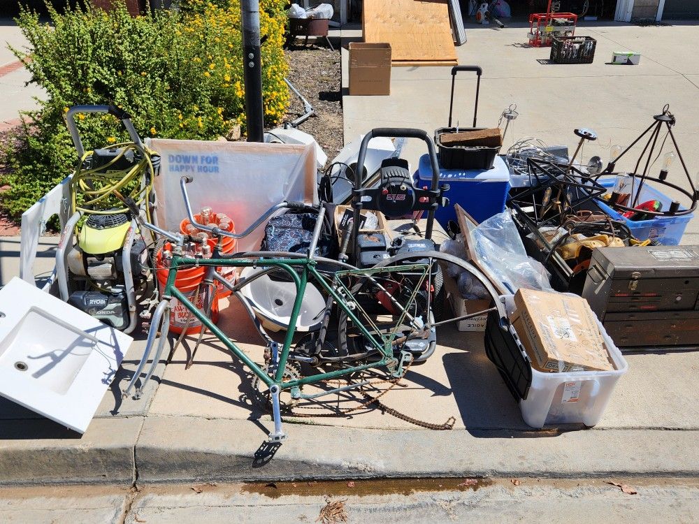 Take All $140 Obo Bikes Schwinn Tools Lights Pressure Washer Sinks Rc Cars Etc