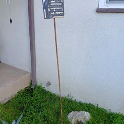 Antique Garden Stake Sign 
